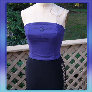 NEW (Vintage) Sergio Valente Purple Tube Top M 6-8